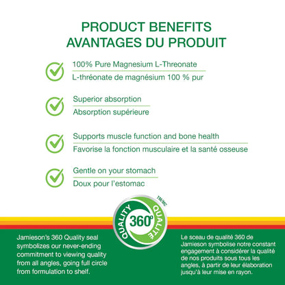 100% Pure Magnesium L-Threonate