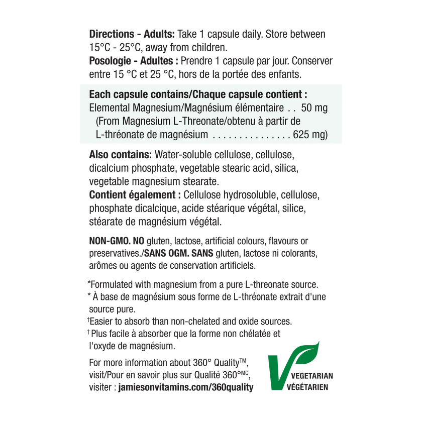 100% Pure Magnesium L-Threonate