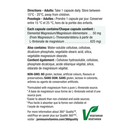 100% Pure Magnesium L-Threonate
