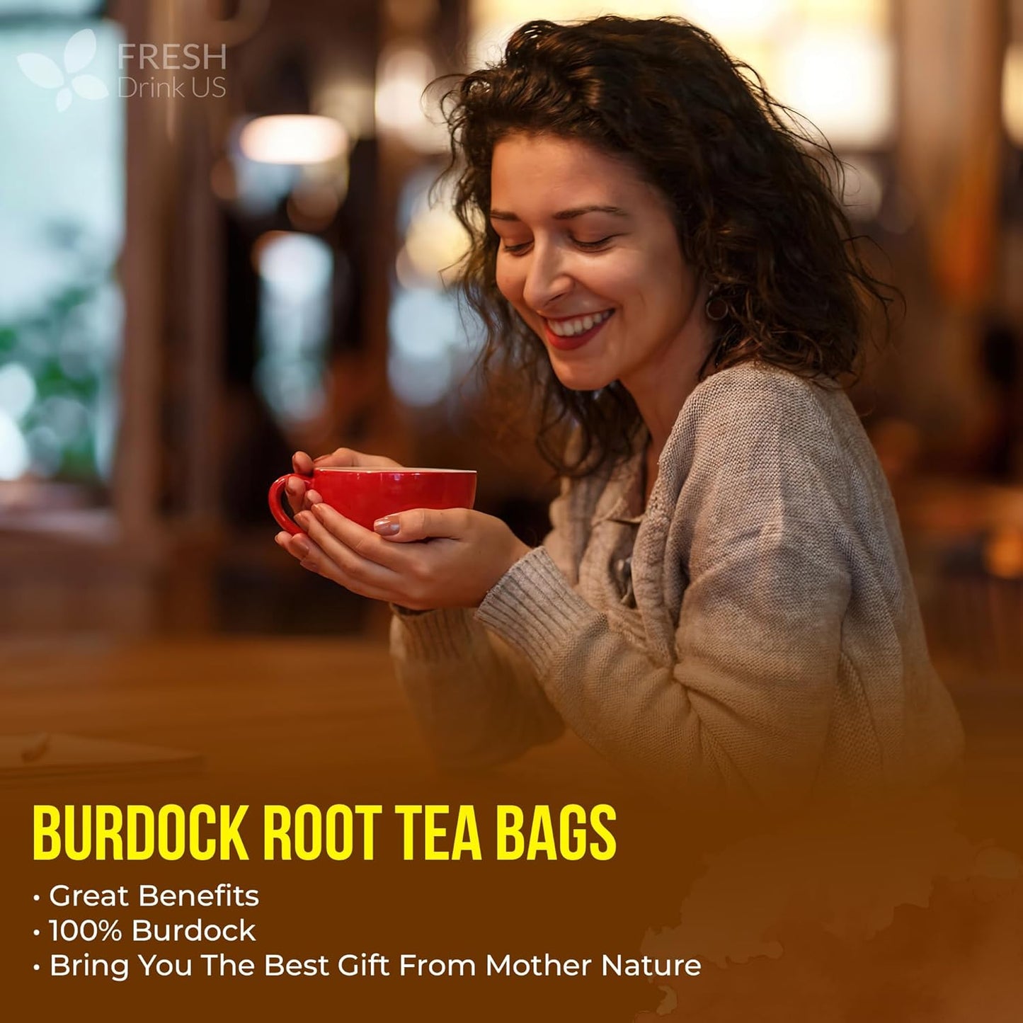 Premium 75 Burdock Root Tea Bags